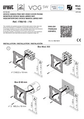 Urmet VOG 5W Manual Del Usuario