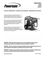 Powermate PMC525501 Manual Del Usuario