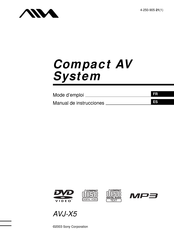 Sony AIWA AVJ-X5 Manual De Instrucciones