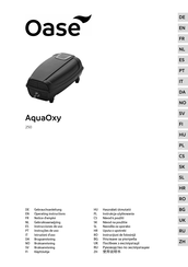 Oase AquaOxy 250 Instrucciones De Uso