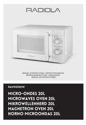 Radiola RAMW20SMW Manual De Instrucciones