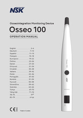 NSK Osseo 100 Manual De Operación