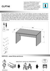 Forte CLPT40 Montaje