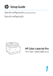 HP Color LaserJet Pro MFP 3301 Serie Guía De Configuración