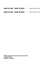 Atlas Copco XAS 70 KD7 Manual De Instrucciones