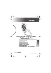 Omron Walking style Pro Manual De Instrucciones