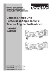 Makita DA002G Manual De Instrucciones