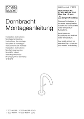 Dornbracht 17 500 809 0010 Serie Instrucciones De Montaje