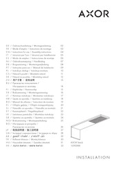 Axor Starck 12592 Serie Modo De Empleo/Instrucciones De Montaje