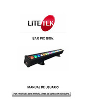 Lite Tek BAR PIX 1810 Serie Manual De Usuario
