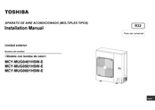 Toshiba MCY-MUG0401HSW-E Manual De Instalación