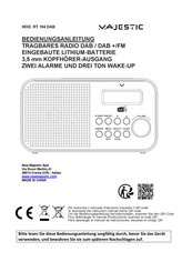 Majestic RT 194 DAB Manual De Instrucciones