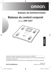 Omron HBF-222T Manual De Instrucciones