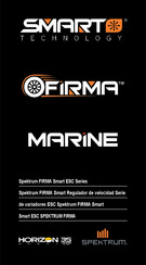 Horizon Hobby Spektrum FIRMA Smart MARiNE ESC Manual De Instrucciones