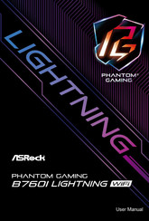 ASROCK Phantom Gaming B760I Lightning WiFi Manual Del Usuario