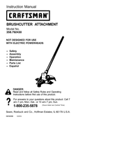 Craftsman 358.792430 Manual De Instrucciones