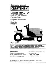 Craftsman 917.28707 Manual Del Operador