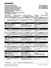 Siemens 3VT1716-2EE45-0AA0 Instructivo