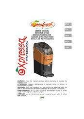 Oranfresh EXPRESSA PRO Manual De Instrucciones