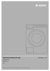 Asko W6098X 2 Instrucciones De Uso