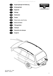 Westfalia 303 157 001 Instrucciones De Montaje