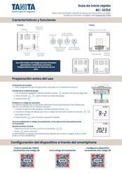 Tanita BC-333LE Guia De Inicio Rapido