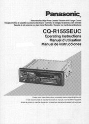 Panasonic CQ-R155SEUC Manual De Instrucciones