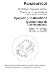 Panasonic EW280 Instrucciones De Funcionamiento