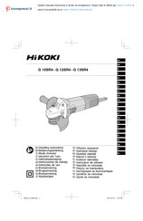 HIKOKI G 12SR4 Instrucciones De Manejo