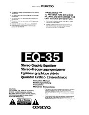 Onkyo EQ-35 Manual De Instrucciones