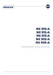 rcf NX 945-A Manual Del Usuario