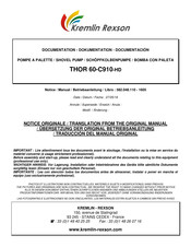 Kremlin Rexson THOR 60-C910-HD Manual De Instrucciones