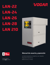 VOGAR LAN-26 Manual Del Usuario Y Operación