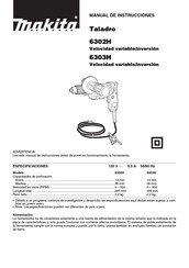 Makita 6302H Manual De Instrucciones