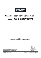 Doosan DX210W-5 Manual De Operación Y Mantenimiento