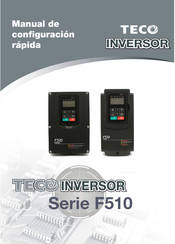 TECO F510 Serie Manual De Configuración Rápida