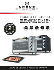 URSUS TROTTER UT-BACKOFEN PRO-B 38L Manual De Usuario Y Póliza De Garantía