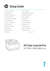 HP Color LaserJet Pro MFP 3301 Serie Guía De Configuración