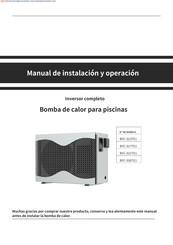 Sunrain BYC-017TE1 Manual De Instalación Y Operación