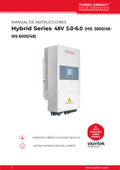 Turbo Energy Hybrid 48V 6.0 Serie Manual De Instrucciones