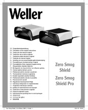 Weller Zero Smog Shield Pro Traducción Del Manual Original