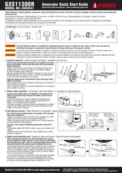 Ipower GXS11300R Guia De Inicio Rapido