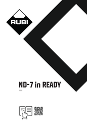 Rubi ND-7 in READY Manual Del Usuario