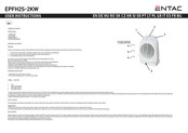 ENTAC EPFH2S-2KW Manual Del Usuario