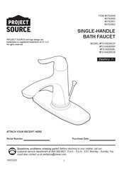 Project Source 3782649 Instrucciones De Ensamblaje