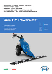 BCS 635 HY PowerSafe Manual De Uso Y Mantenimiento