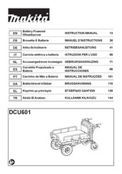 Makita DCU601 Manual De Instrucciones