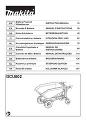 Makita DCU602Z Manual De Instrucciones