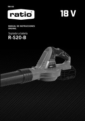 Ratio R-S20-B Manual De Instrucciones Original