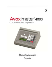 Accriva Diagnostic Avoximeter 4000 Manual Del Usuario